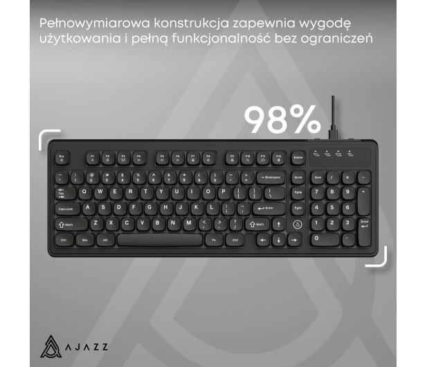 Ajazz AF98 czarna - 1536379 - zdjęcie 6